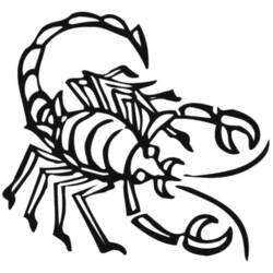 Dibujo para colorear: Escorpión (Animales) #14555 - Dibujos para Colorear e Imprimir Gratis