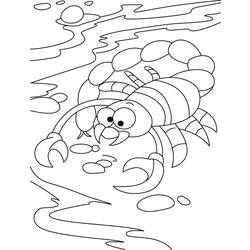 Dibujo para colorear: Escorpión (Animales) #14579 - Dibujos para Colorear e Imprimir Gratis