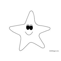 Dibujo para colorear: Estrella de mar (Animales) #6706 - Dibujos para Colorear e Imprimir Gratis