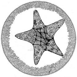 Dibujo para colorear: Estrella de mar (Animales) #6726 - Dibujos para Colorear e Imprimir Gratis