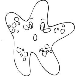 Dibujo para colorear: Estrella de mar (Animales) #6740 - Dibujos para Colorear e Imprimir Gratis