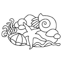 Dibujo para colorear: Estrella de mar (Animales) #6758 - Dibujos para Colorear e Imprimir Gratis