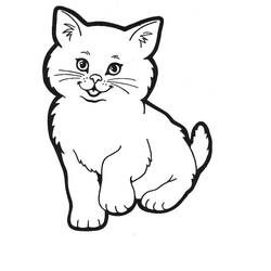 Dibujo para colorear: Gato (Animales) #1761 - Dibujos para Colorear e Imprimir Gratis