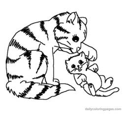 Dibujo para colorear: Gato (Animales) #1766 - Dibujos para Colorear e Imprimir Gratis