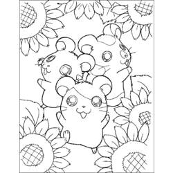 Dibujo para colorear: Hámster (Animales) #8096 - Dibujos para Colorear e Imprimir Gratis
