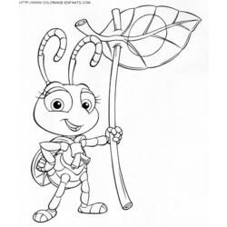 Dibujo para colorear: Hormiga (Animales) #6917 - Dibujos para Colorear e Imprimir Gratis