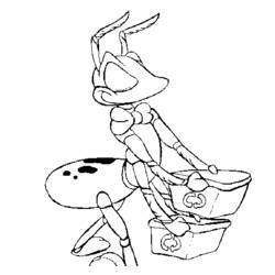 Dibujo para colorear: Hormiga (Animales) #6970 - Dibujos para Colorear e Imprimir Gratis