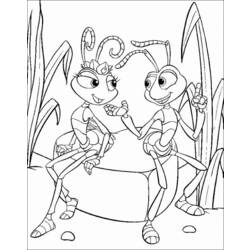 Dibujo para colorear: Hormiga (Animales) #7033 - Dibujos para Colorear e Imprimir Gratis