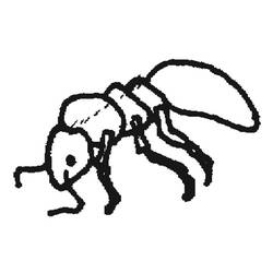 Dibujo para colorear: Hormiga (Animales) #7038 - Dibujos para Colorear e Imprimir Gratis