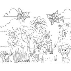 Dibujo para colorear: Hormiga (Animales) #7115 - Dibujos para Colorear e Imprimir Gratis