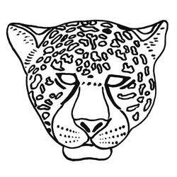 Dibujo para colorear: Jaguar (Animales) #9011 - Dibujos para Colorear e Imprimir Gratis