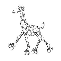 Dibujo para colorear: Jirafa (Animales) #7333 - Dibujos para Colorear e Imprimir Gratis