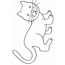 Dibujo para colorear: Kitten (Animales) #18070 - Dibujos para Colorear e Imprimir Gratis