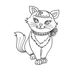 Dibujo para colorear: Kitten (Animales) #18074 - Dibujos para Colorear e Imprimir Gratis