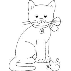 Dibujo para colorear: Kitten (Animales) #18106 - Dibujos para Colorear e Imprimir Gratis