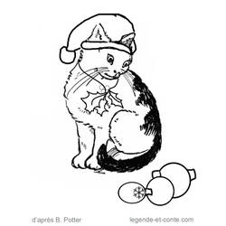 Dibujo para colorear: Kitten (Animales) #18144 - Dibujos para Colorear e Imprimir Gratis