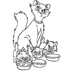 Dibujo para colorear: Kitten (Animales) #18184 - Dibujos para Colorear e Imprimir Gratis