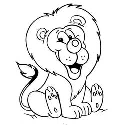Dibujo para colorear: León (Animales) #10244 - Dibujos para Colorear e Imprimir Gratis
