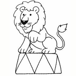 Dibujo para colorear: León (Animales) #10246 - Dibujos para Colorear e Imprimir Gratis