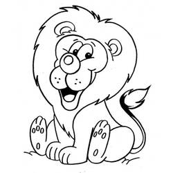 Dibujo para colorear: León (Animales) #10253 - Dibujos para Colorear e Imprimir Gratis