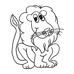 Dibujo para colorear: León (Animales) #10261 - Dibujos para Colorear e Imprimir Gratis
