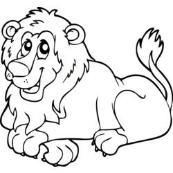 Dibujo para colorear: León (Animales) #10268 - Dibujos para Colorear e Imprimir Gratis