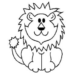 Dibujo para colorear: León (Animales) #10281 - Dibujos para Colorear e Imprimir Gratis
