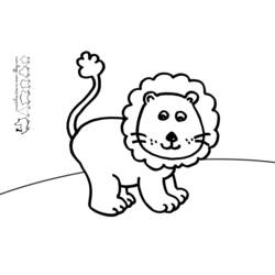 Dibujo para colorear: León (Animales) #10282 - Dibujos para Colorear e Imprimir Gratis