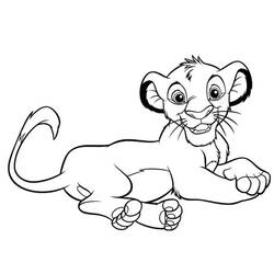 Dibujo para colorear: León (Animales) #10309 - Dibujos para Colorear e Imprimir Gratis