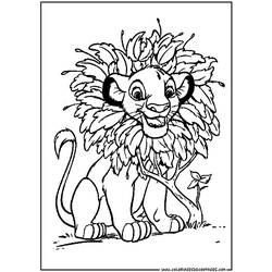 Dibujo para colorear: León (Animales) #10312 - Dibujos para Colorear e Imprimir Gratis