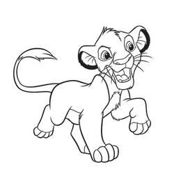 Dibujo para colorear: León (Animales) #10314 - Dibujos para Colorear e Imprimir Gratis