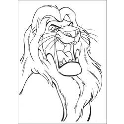 Dibujo para colorear: León (Animales) #10343 - Dibujos para Colorear e Imprimir Gratis