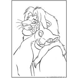 Dibujo para colorear: León (Animales) #10372 - Dibujos para Colorear e Imprimir Gratis