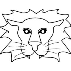 Dibujo para colorear: León (Animales) #10414 - Dibujos para Colorear e Imprimir Gratis