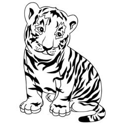 Dibujo para colorear: Leopardo (Animales) #9767 - Dibujos para Colorear e Imprimir Gratis