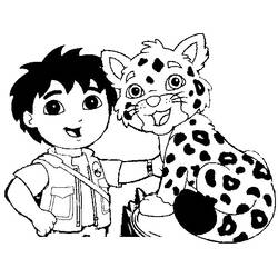 Dibujo para colorear: Leopardo (Animales) #9773 - Dibujos para Colorear e Imprimir Gratis