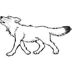 Dibujo para colorear: Lobo (Animales) #10456 - Dibujos para Colorear e Imprimir Gratis
