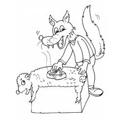 Dibujo para colorear: Lobo (Animales) #10476 - Dibujos para Colorear e Imprimir Gratis