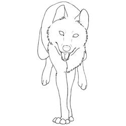 Dibujo para colorear: Lobo (Animales) #10478 - Dibujos para Colorear e Imprimir Gratis