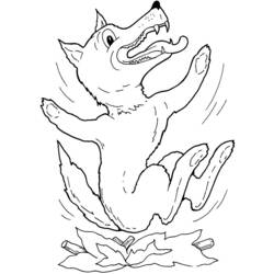Dibujo para colorear: Lobo (Animales) #10515 - Dibujos para Colorear e Imprimir Gratis