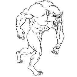 Dibujo para colorear: Lobo (Animales) #10526 - Dibujos para Colorear e Imprimir Gratis