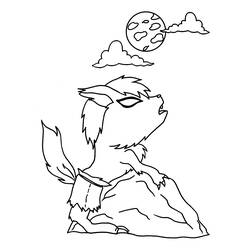 Dibujo para colorear: Lobo (Animales) #10566 - Dibujos para Colorear e Imprimir Gratis