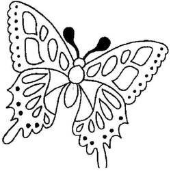 Dibujo para colorear: Mariposa (Animales) #15781 - Dibujos para Colorear e Imprimir Gratis