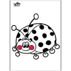 Dibujo para colorear: Mariquita (Animales) #3423 - Dibujos para Colorear e Imprimir Gratis