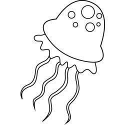 Dibujo para colorear: Medusa (Animales) #20385 - Dibujos para Colorear e Imprimir Gratis
