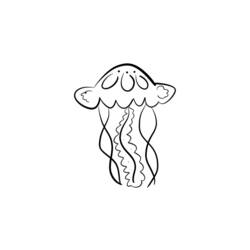Dibujo para colorear: Medusa (Animales) #20433 - Dibujos para Colorear e Imprimir Gratis