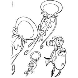 Dibujo para colorear: Medusa (Animales) #20445 - Dibujos para Colorear e Imprimir Gratis