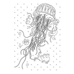 Dibujo para colorear: Medusa (Animales) #20453 - Dibujos para Colorear e Imprimir Gratis