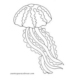 Dibujo para colorear: Medusa (Animales) #20500 - Dibujos para Colorear e Imprimir Gratis