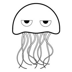 Dibujo para colorear: Medusa (Animales) #20501 - Dibujos para Colorear e Imprimir Gratis